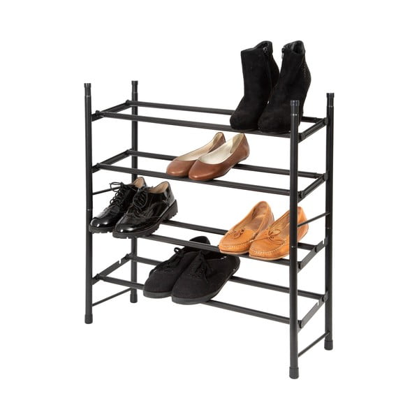 Crni metalni teleskopski stalak za cipele – Compactor-image-3