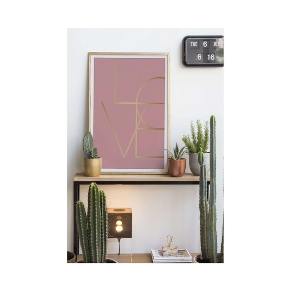 Slika u okviru Velvet Atelier Golden Love, 40 x 60 cm-image-1