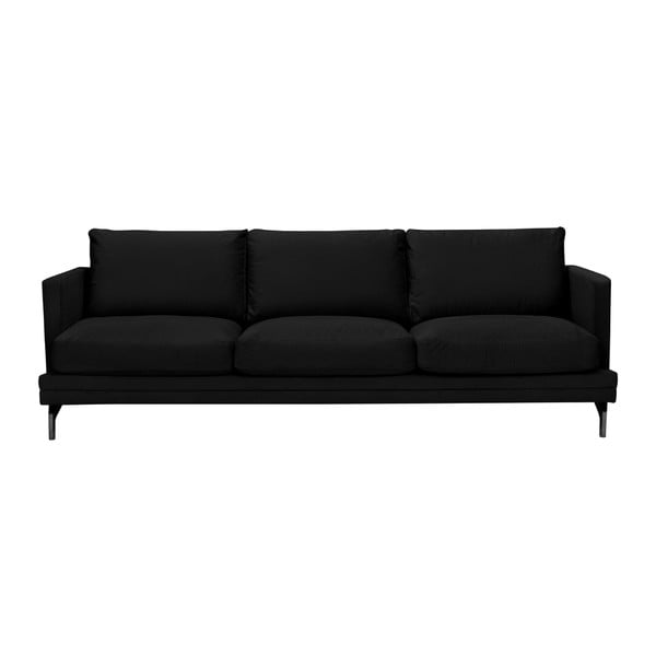 Crna sofa s bazom u crnoj boji Windsor &amp; Co Sofas Jupiter