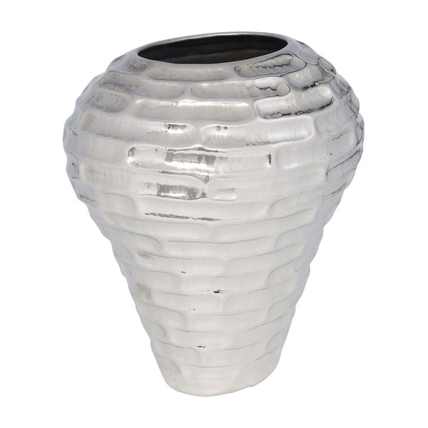 Bijela ovalna vaza Kare Design Sait Tropez, visina 40 cm