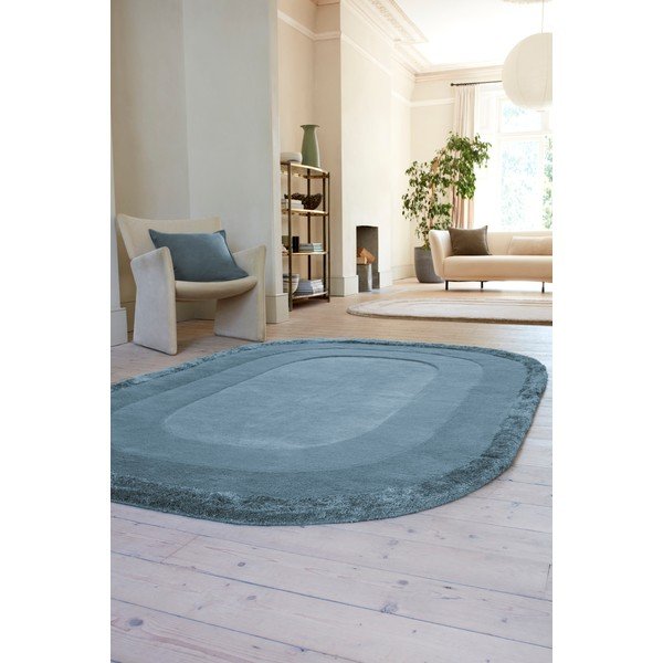 Plavi ručno rađen tepih od mješavine vune 200x290 cm Halo – Asiatic Carpets-image-2