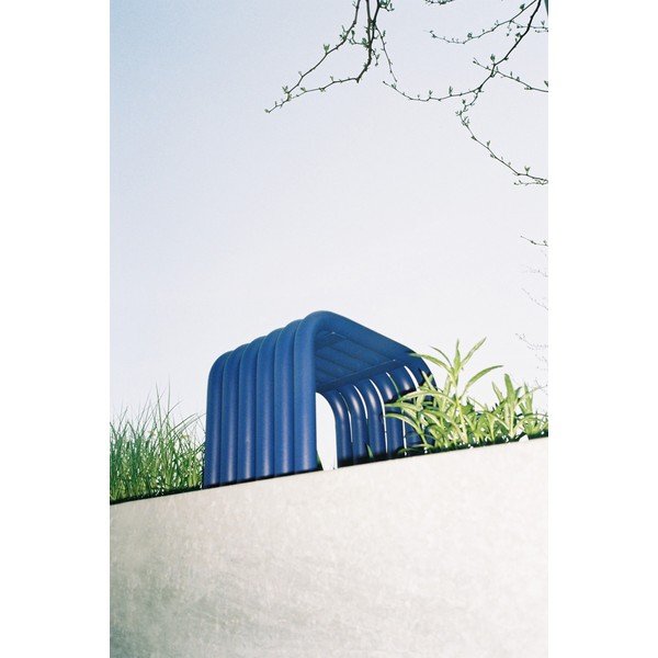 Plava metalna vrtna stolica Nokk – noo.ma-image-2