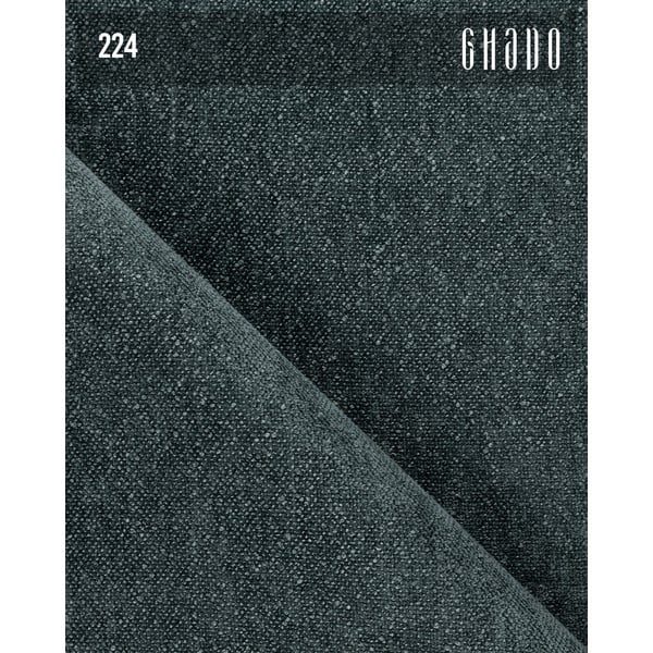 Plava kutna garnitura od šenila (s lijevim kutom/s ležaljkom) Chevi – Ghado-image-4