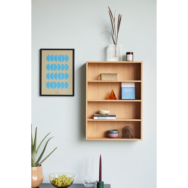 Podna polica od hrastovine Cubbie - Hübsch-image-1