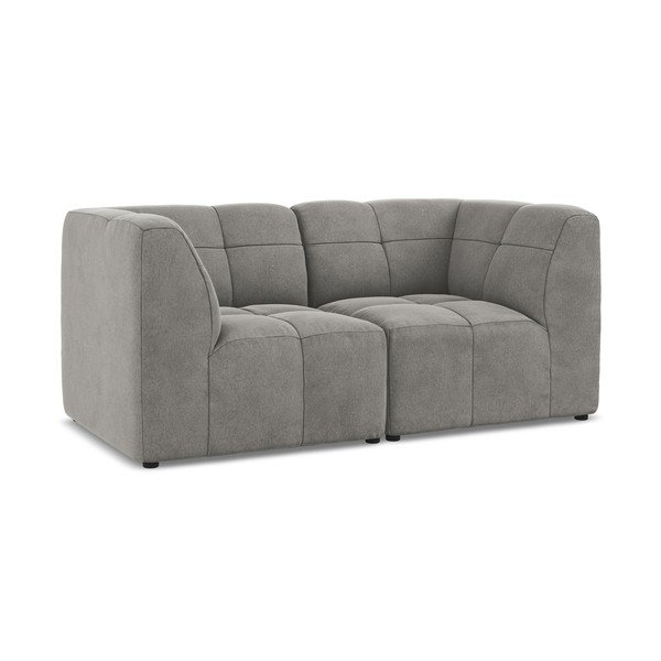 Siva baršunasti sofa 180 cm Aloha – Makamii-image-2