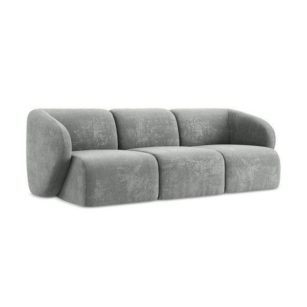 Siva sofa od šenila 244 cm Lani – Makamii-image-1