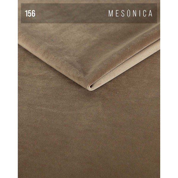 Smeđa baršunasti fotelja Moilo – MESONICA-image-4