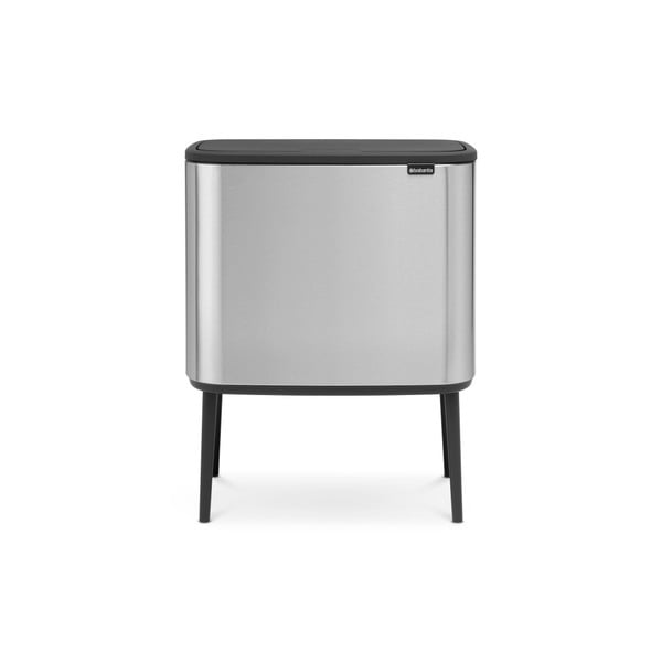 Željezna kanta za smeće za odvojeni otpad/na dodir u mat srebrnoj boji 33 l Bo Touch Bin – Brabantia-image-4