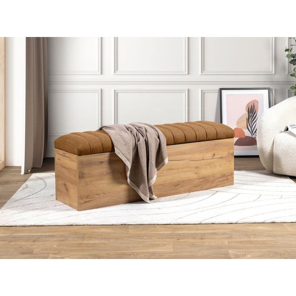 Narančasta/u prirodnoj boji klupa Oceane – Bobochic Paris-image-1