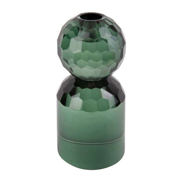 Zeleni stakleni svijećnjak Crystal Art - PT LIVING-image-2