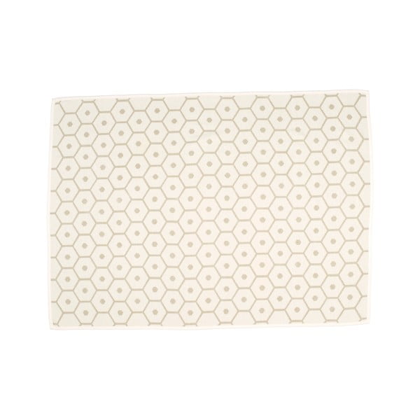 Krem deka od mješavine vune 140x180 cm Honey Sand – Pappelina-image-1
