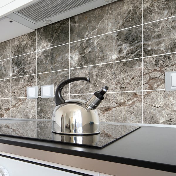 Set naljepnica za pločice 24 kom 15x15 cm Marble Tiles Venezia - Ambiance-image-4