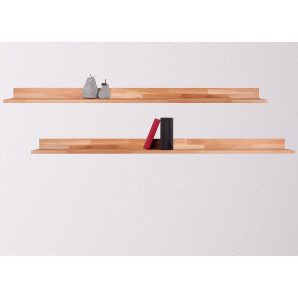 Polica od punog hrasta u prirodnoj boji 150 cm Kalle – Interia Home & Living-image-1