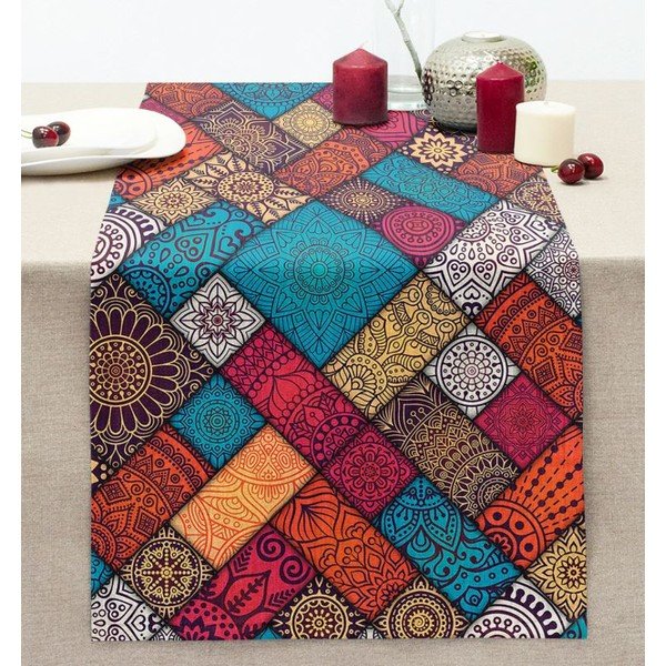 Nadstolnjak 40x130 cm Mandala Tiles – Mila Home-image-1