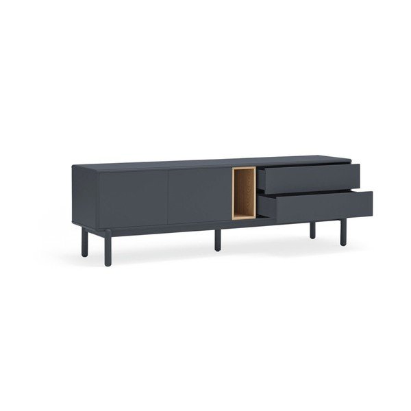 Tamno sivi TV stol 180x56 cm Corvo - Teulat-image-4