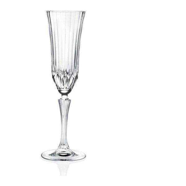 Set od 6 čaša za šampanjac RCR Cristalleria Italiana Benedetta, 180 ml