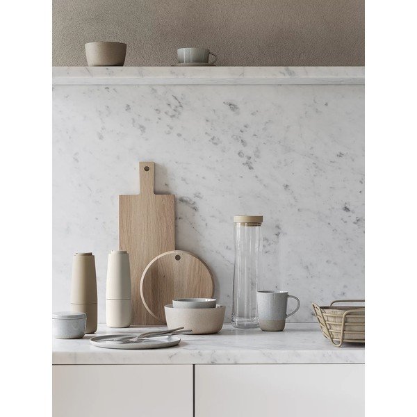 Svijetlo sivi keramički tanjur za serviranje Sablo L – Blomus-image-3