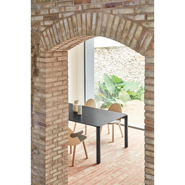 Crni blagovaonski stol Teulat Atlas, 180 x 100 cm-image-3