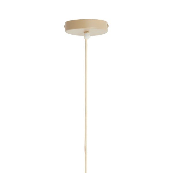 Krem viseća svjetiljka s tekstilnim sjenilom Esmiria – Light & Living-image-3