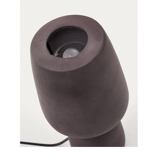 Tamno smeđa stolna lampa (visina 30 cm) Tandy – Kave Home-image-4
