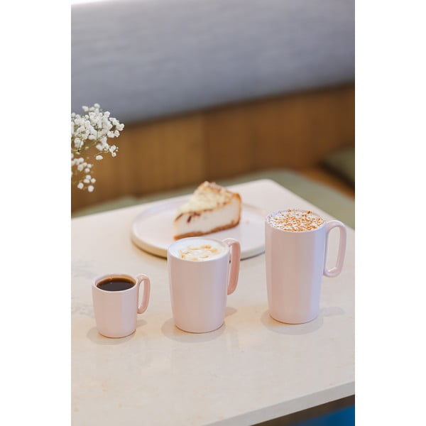 Ružičaste šalice u setu 2 kom od kamenine 330 ml Fuori – Vialli Design-image-3