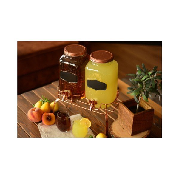 Set od 2 staklene posude za Tasev limunadu, 3 l-image-1