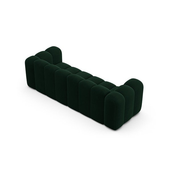 Tamno zelena sofa 228 cm Lupine – Micadoni Home-image-2
