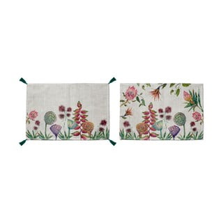 Set od 2 podmetača s mješavinom lana Tierra Bella Wildflowers, 30 x 45 cm