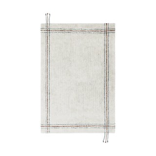 Krem periv/ručno rađen pamučan tepih 90x130 cm Cuisine Natural – Lorena Canals