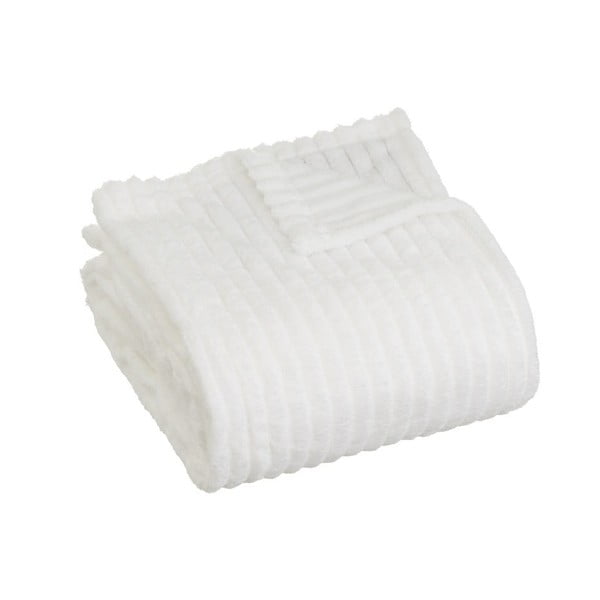 Bijela deka od mikropliša 130x160 cm Fur Velvet – Casa Selección