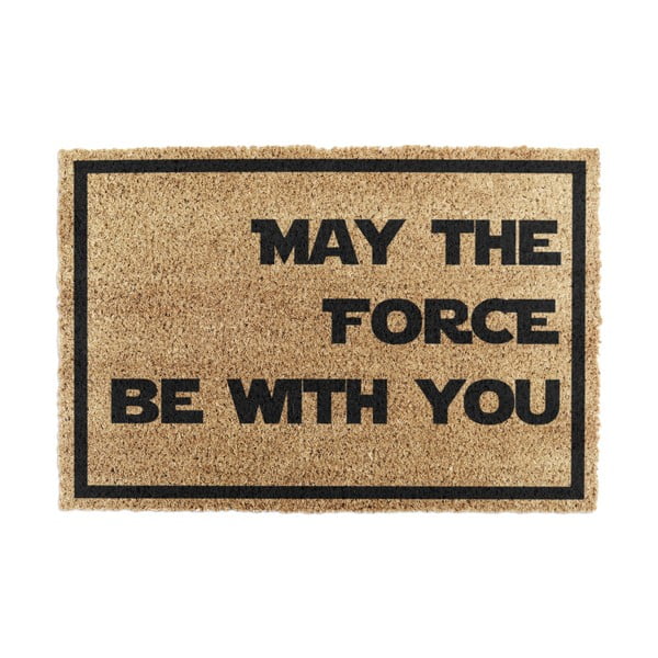 Otirač od kokosovih vlakana 40x60 cm May the Force Be With Your – Artsy Doormats