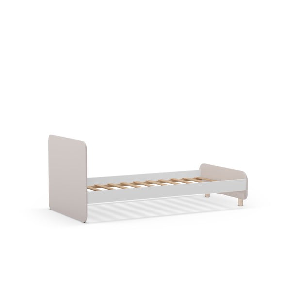 Krem dječji krevet od masivnog bora 90x190 cm Nora – Marckeric-image-2