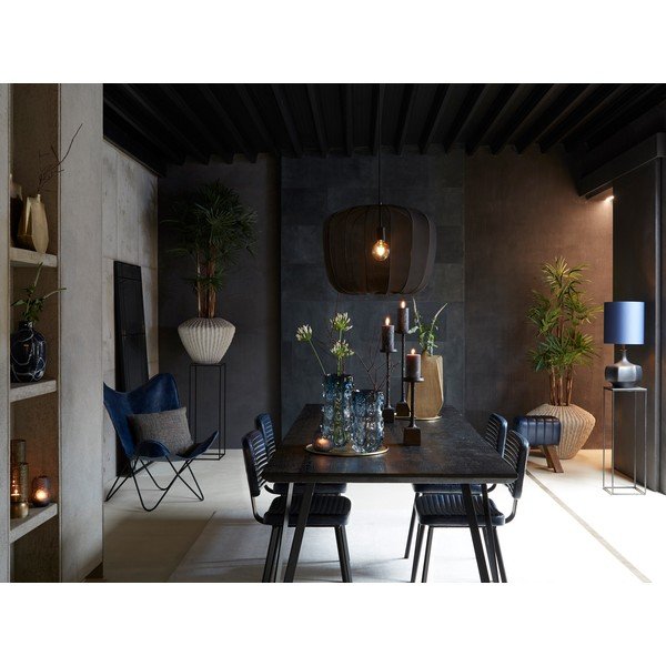 Crne blagovaonske stolice u setu 2 kom od umjetne kože Masana – Light & Living-image-1