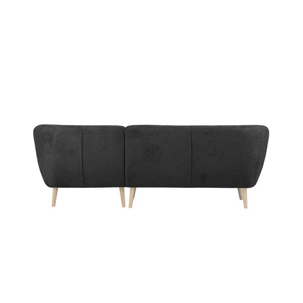 Tamno sivi kauč s ležaljkom na desnoj strani Mazzini Sofas Sicile-image-2