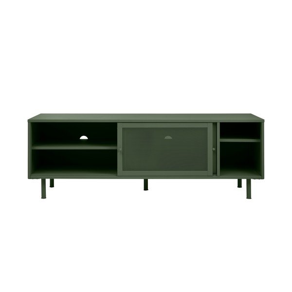 Tamno zelena metalna TV komoda 160x55 cm Veep – Unique Furniture-image-2