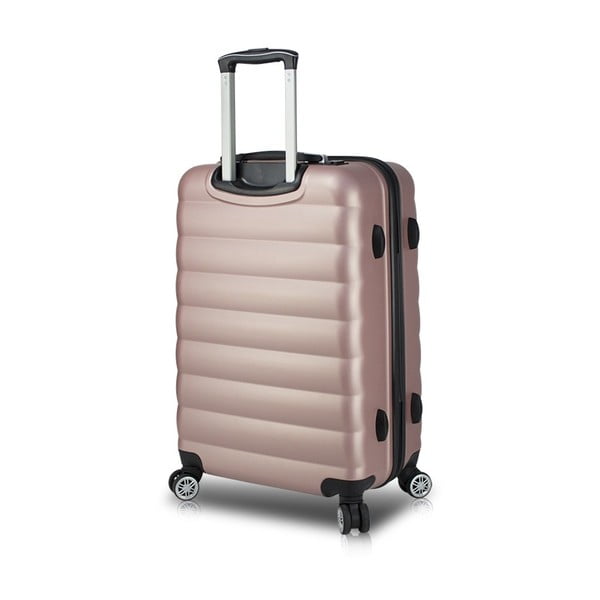 Ružičasti putni kofer s kotačima i USB priključkom My Valice COLORS RESSNO Medium Suitcase