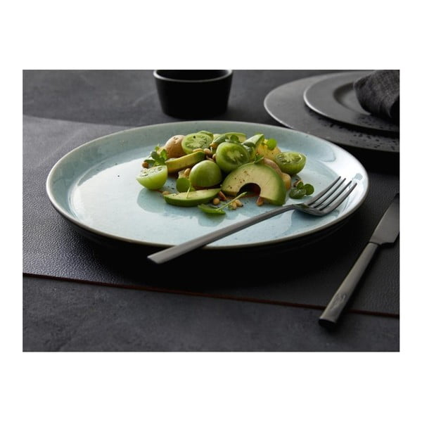 Svijetlo sivi tanjur od kamenine ø 27 cm Grey/Light Blue – Bitz-image-2