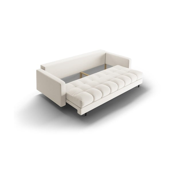 Krem sklopiva/s prostorom za odlaganje sofa 222 cm Bali – Cosmopolitan Design-image-4