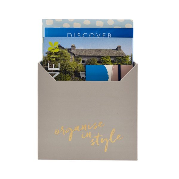 Sivi organizator za stol Busy B Filing Box-image-1