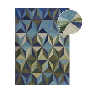 Plavi vunen tepih 120x170 cm Reverie – Flair Rugs