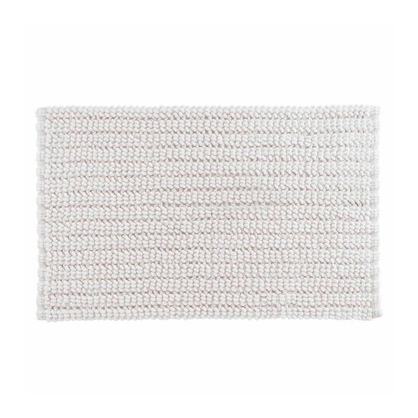 Bijela kupaonska prostirka 50x80 cm Voltis – douceur d'intérieur