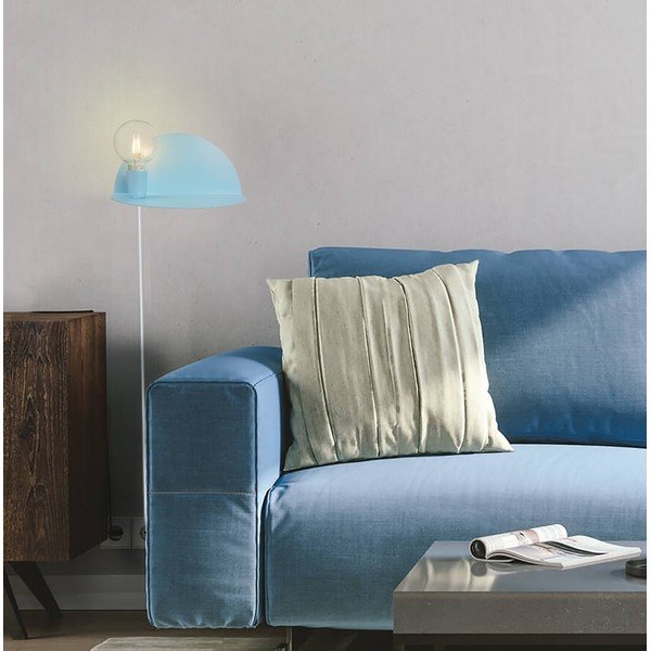 Plava zidna svjetiljka s policom Homemania Decor Shelfie-image-4