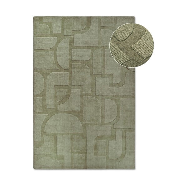 Zeleni ručno rađen vuneni tepih 120x170 cm Alexis – Villeroy&Boch
