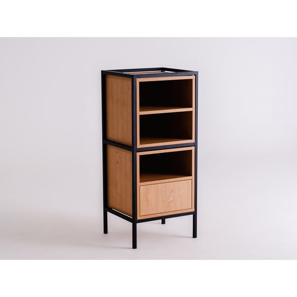 Crna biblioteka u dekoru hrasta 45x102 cm Skap - CustomForm-image-2