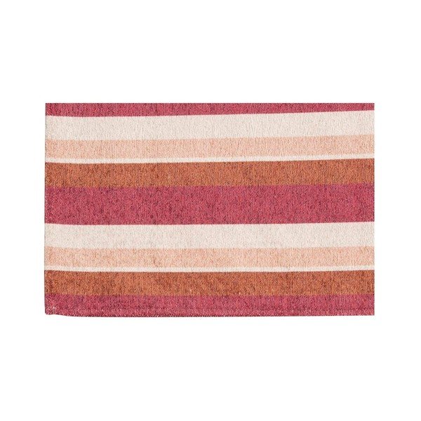 Crveno-narančasti tepih Floorita City Loft Stripes, 80 x 130 cm-image-1