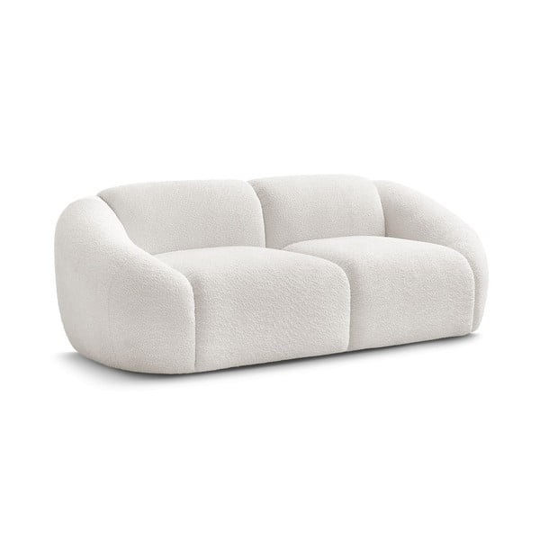 Bijela sofa od bouclé tkanine 230 cm Tina – Bobochic Paris