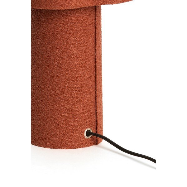 Ciglasta stolna lampa s tekstilnim sjenilom (visina 50 cm) Musaby – Light & Living-image-2