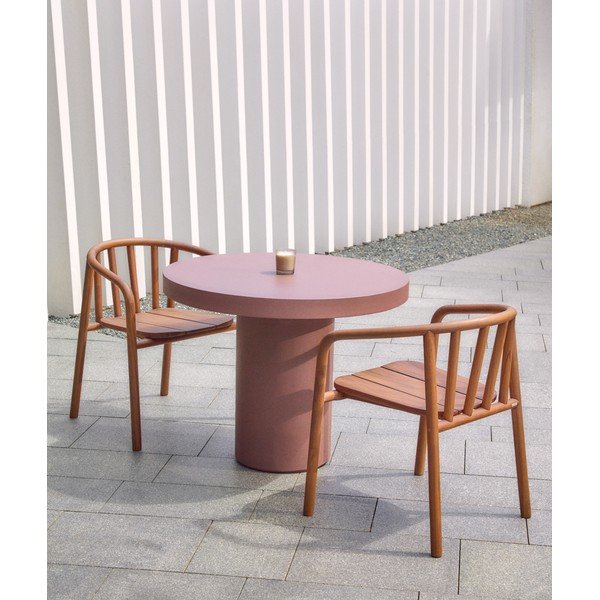 Okrugao vrtni stol betonski ø 90 cm Aiguablava – Kave Home-image-2