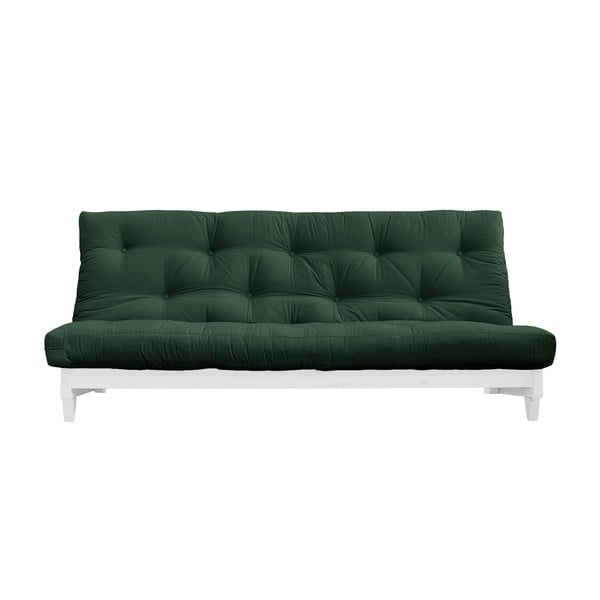 Varijabilna sofa Karup Design Fresh White / Tamnozelena