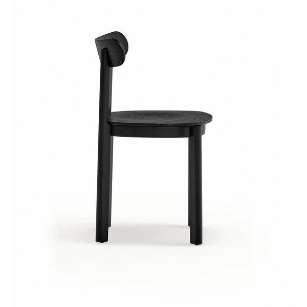 Crna blagovaonska stolica u dekoru jasena Nara – Teulat-image-3